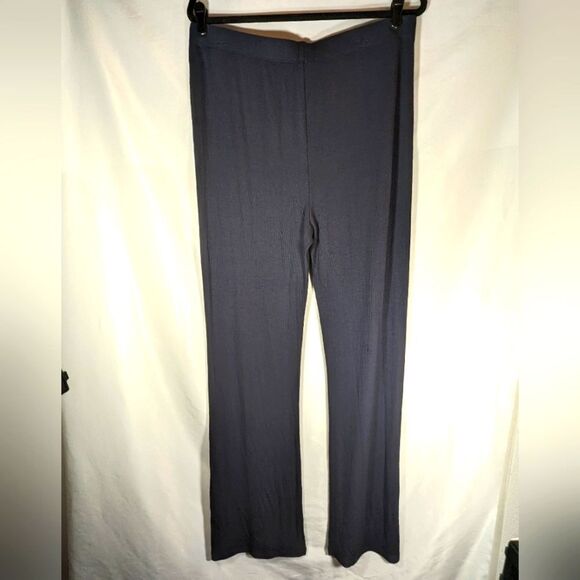 New With Tags LNA Revolve Ribbed Charlotte Pant Navy Size 1X - Picture 3 of 5